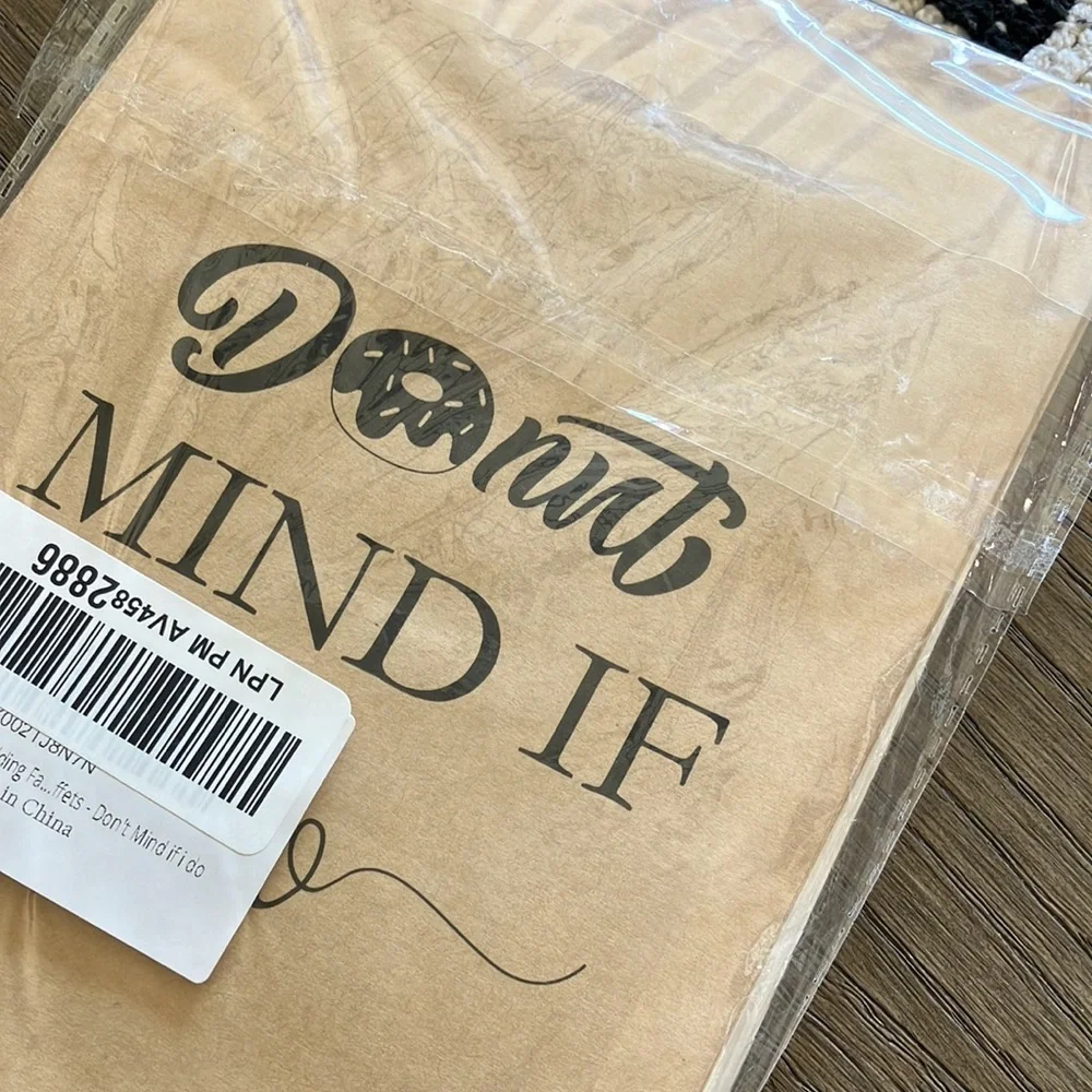 NIB 50-PK Donut Mind If I do Treat bags